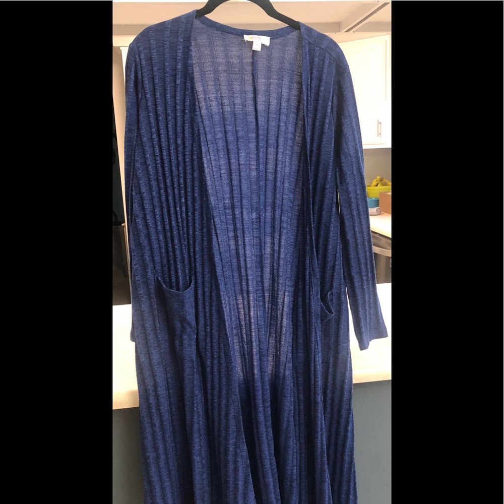 Navy and black marl ribbed LLR Sarah